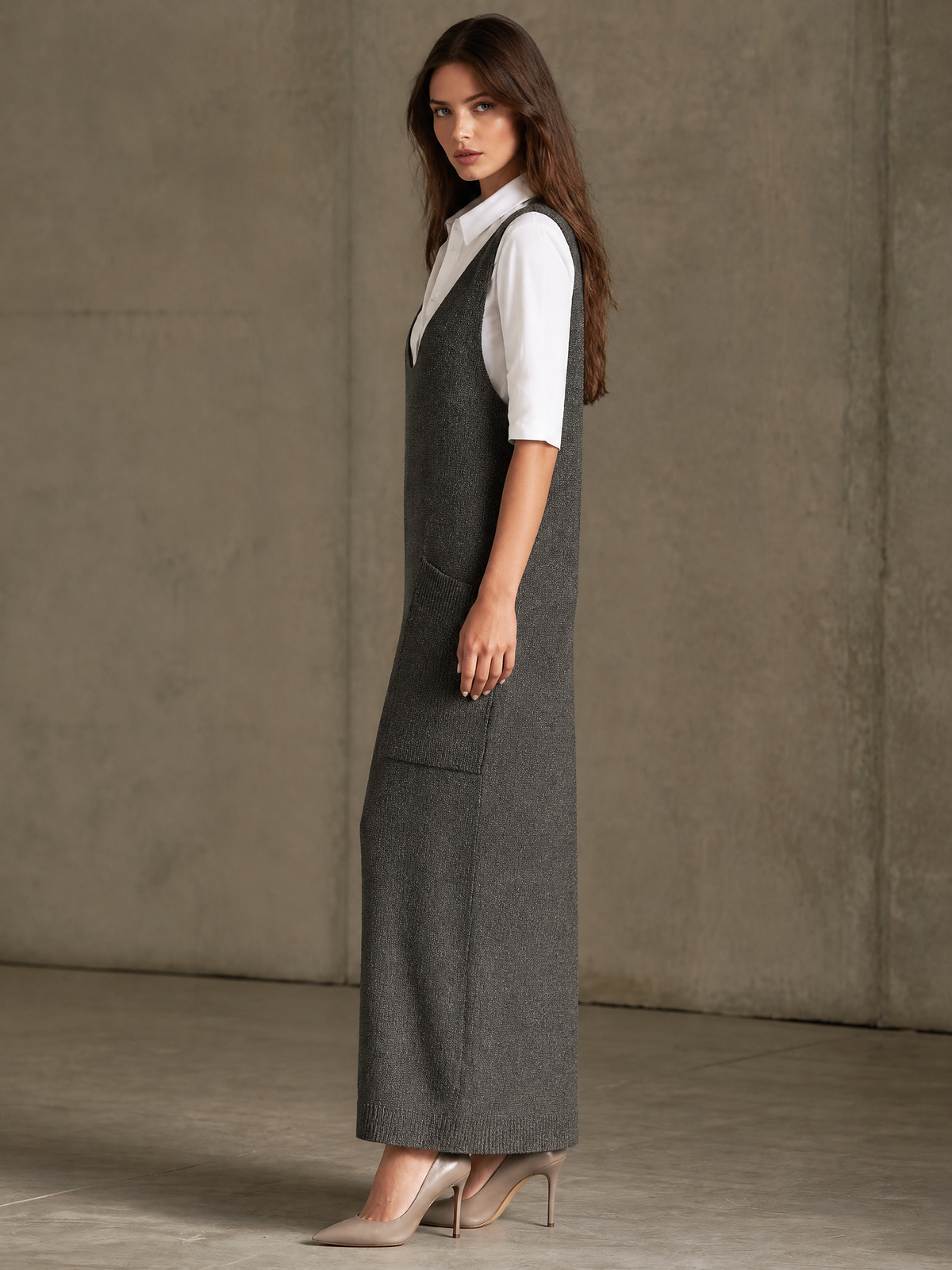 Women's Knit Sleeveless Maxi Dress – ModClo