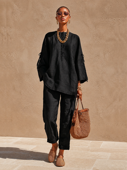 Women's Linen Oversized Set – ModClo