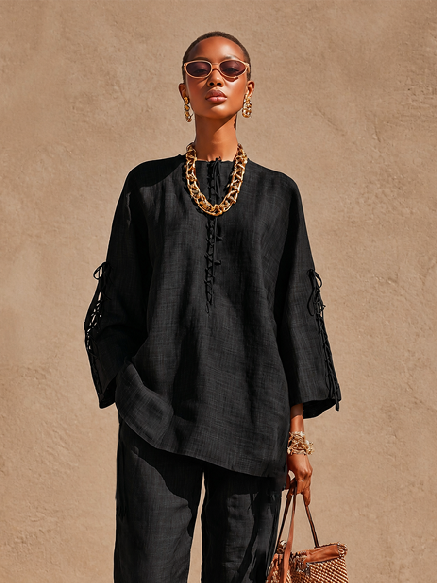 Women's Linen Oversized Set – ModClo