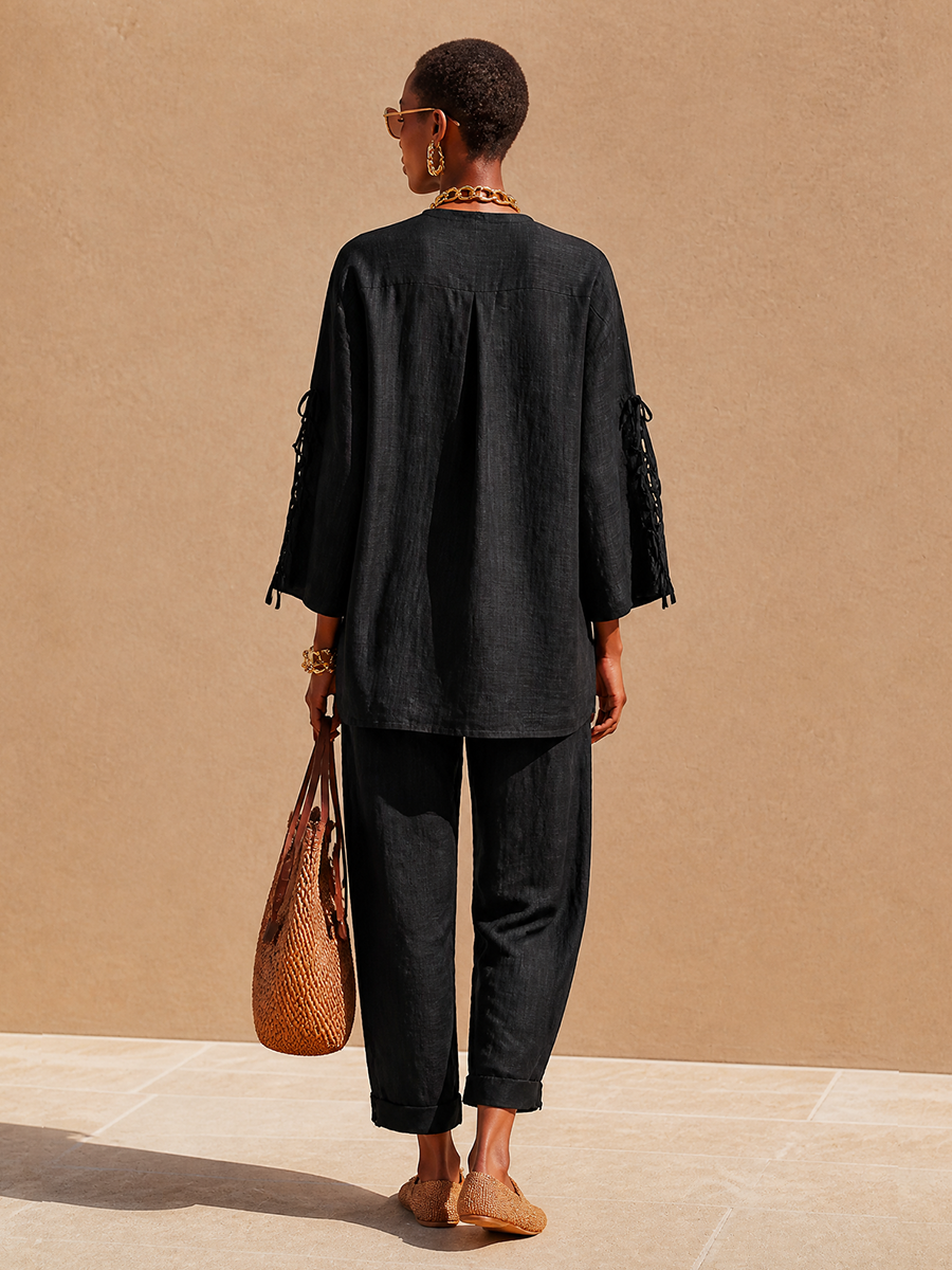 Women's Linen Oversized Set – ModClo