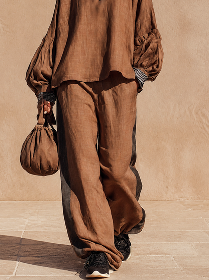 Women's Linen Loose Two Two-Piece Set – ModClo