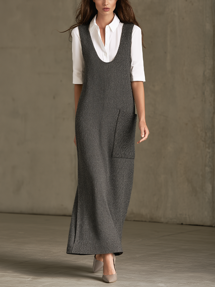 Women's Knit Sleeveless Maxi Dress – ModClo