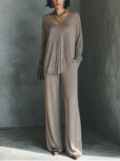 Women's Panel Commuter Top Trouser Set – ModClo