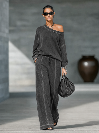 Women's Vintage Faded One Trouser Set – ModClo