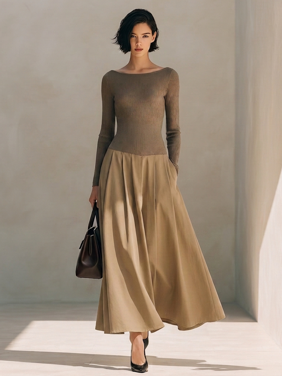 Women's Cotton Off Shoulder Maxi Dress – ModClo