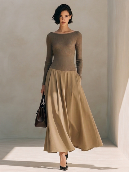 Women's Cotton Off Shoulder Maxi Dress – ModClo
