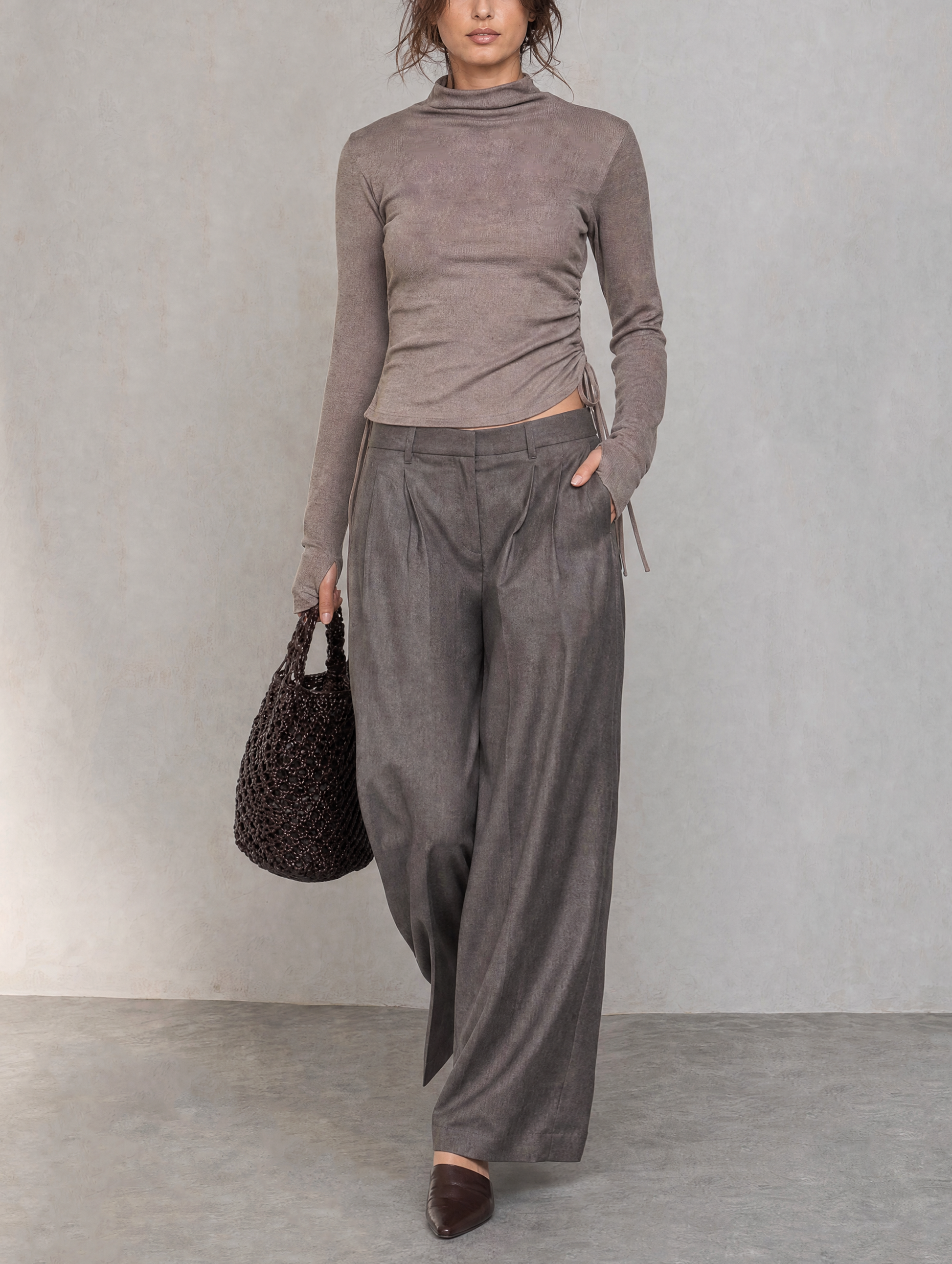 Women's Grey Knit Set – ModClo