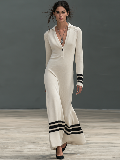 Women's Knit Striped Dress – ModClo