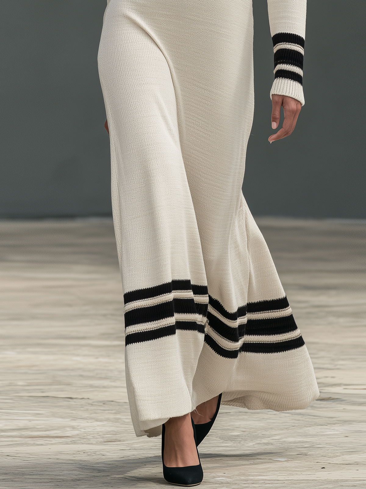 Women's Knit Striped Dress – ModClo