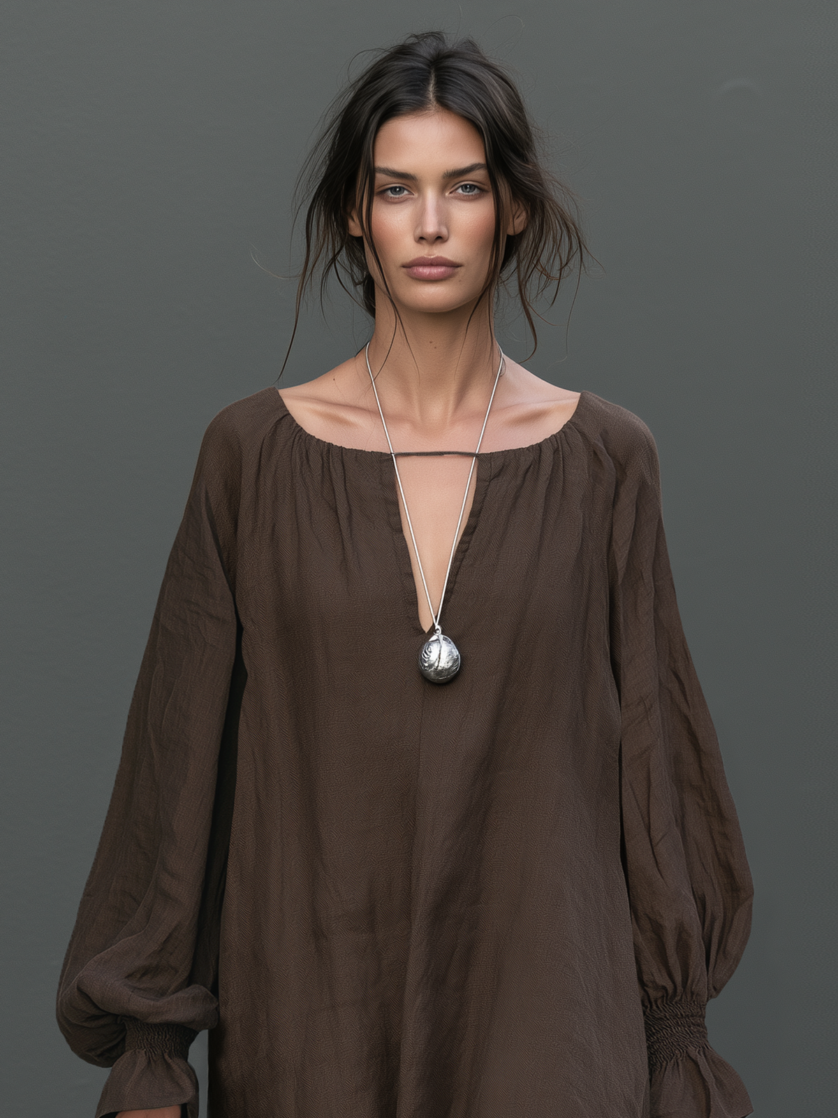 Women's Long Sleeve Long Sleeve Maxi Dress – ModClo
