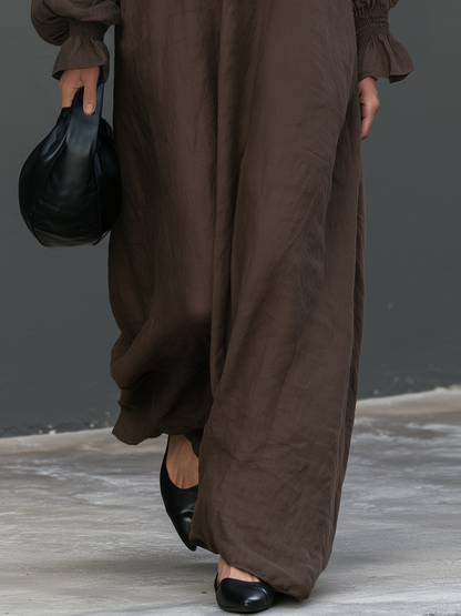 Women's Long Sleeve Long Sleeve Maxi Dress – ModClo