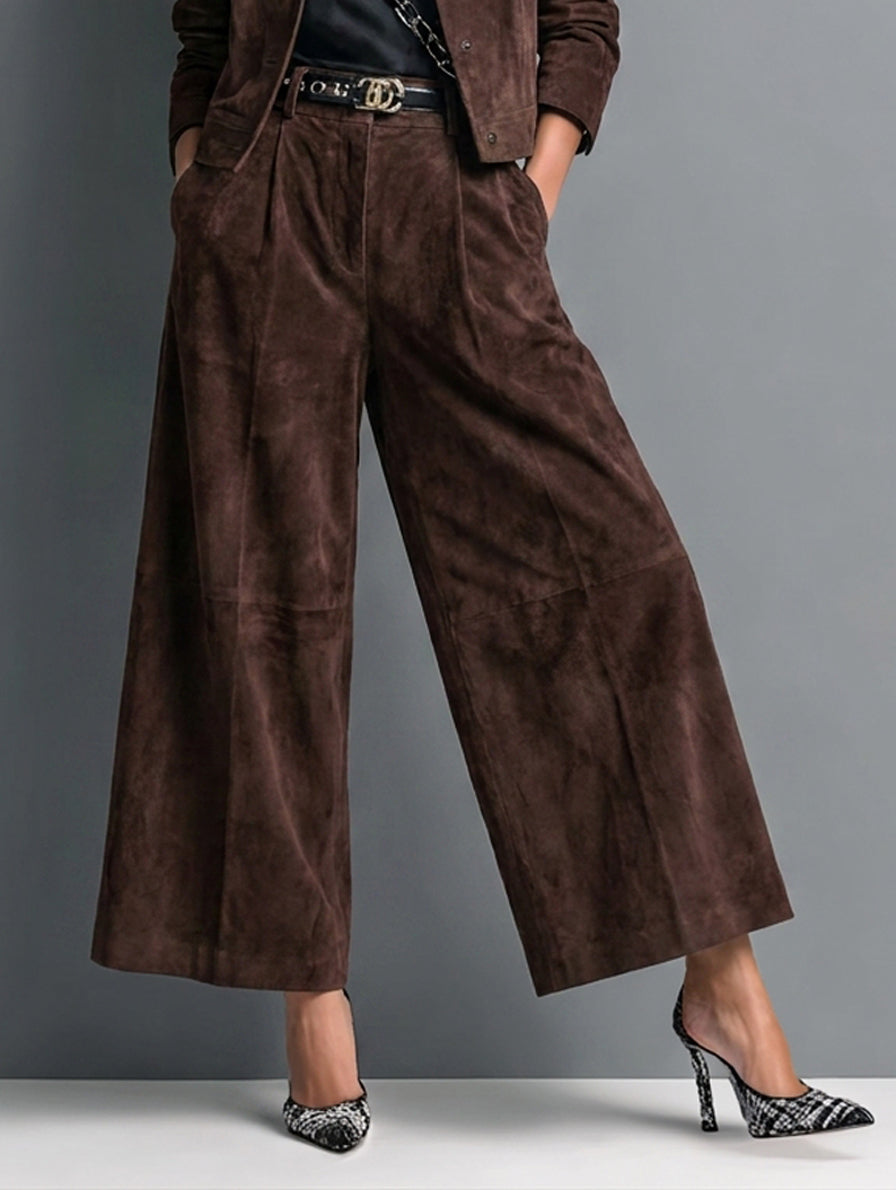 Women's Suede Retro Faux Set – ModClo