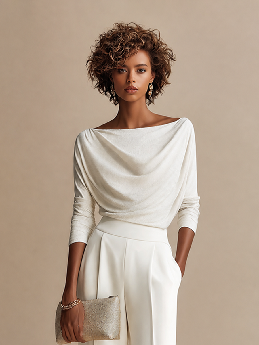 Women's Long Sleeve Pleated Set – ModClo