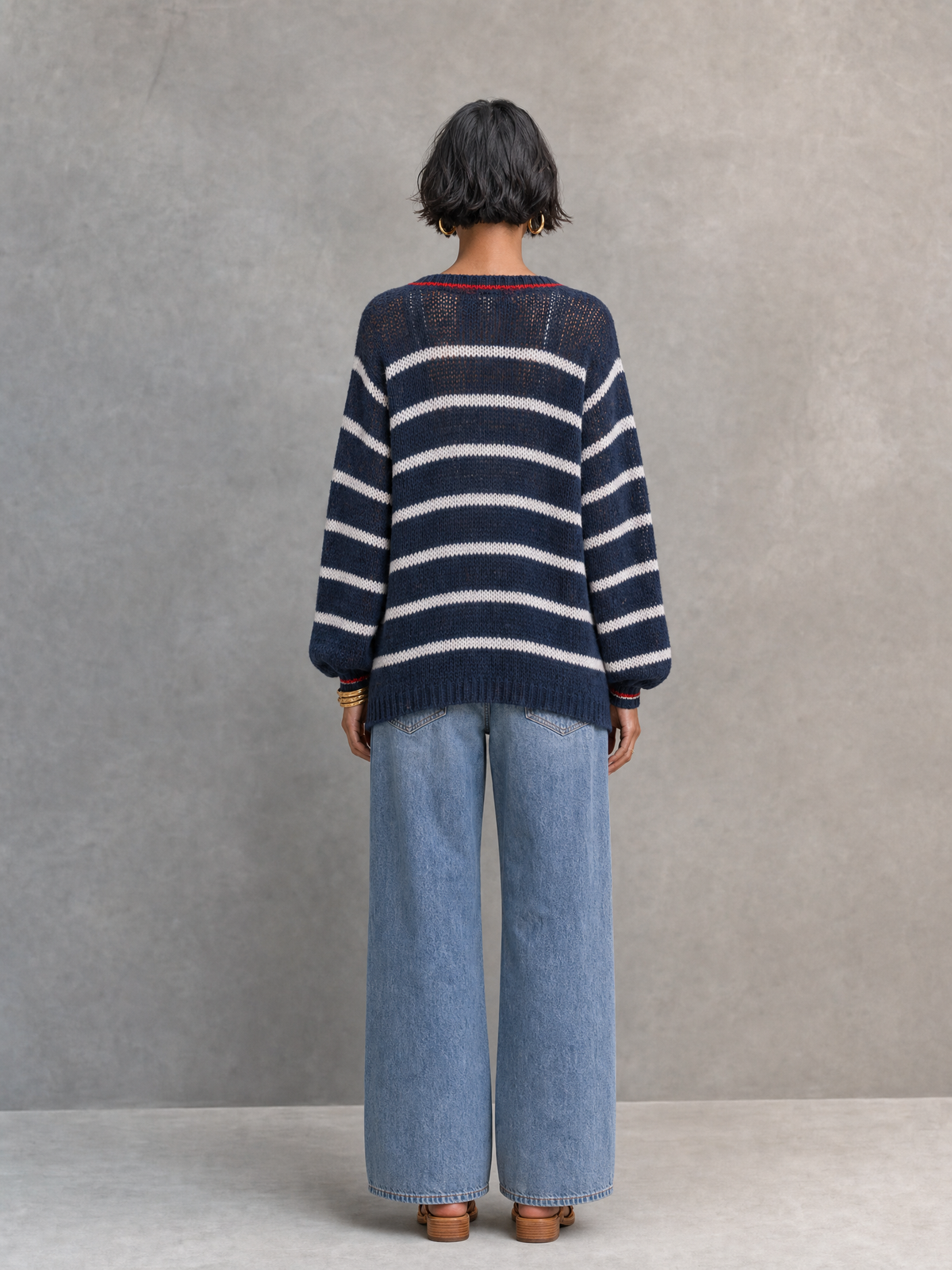 Women's Striped Vintage Cardigan – ModClo