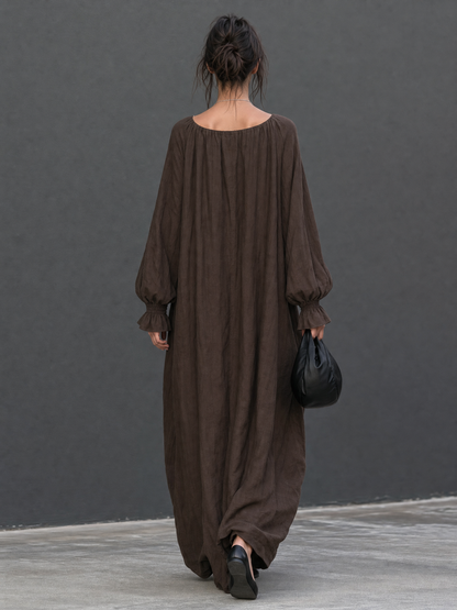 Women's Long Sleeve Long Sleeve Maxi Dress – ModClo