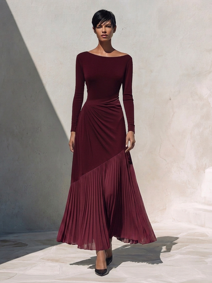 Women's Knit Off Shoulder Maxi Dress – ModClo