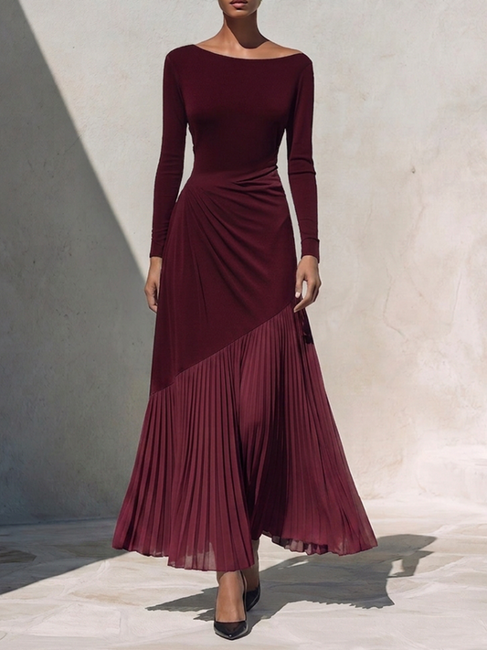 Women's Knit Off Shoulder Maxi Dress – ModClo