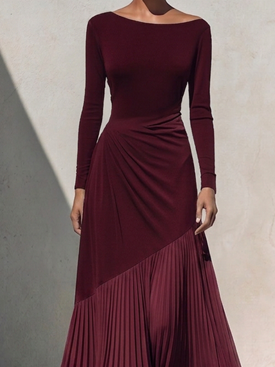Women's Knit Off Shoulder Maxi Dress – ModClo