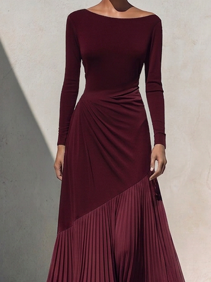 Women's Knit Off Shoulder Maxi Dress – ModClo