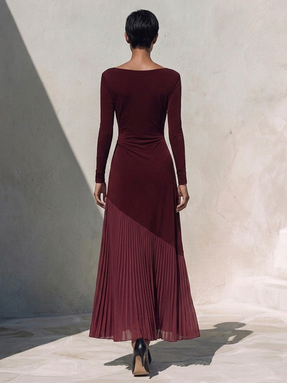 Women's Knit Off Shoulder Maxi Dress – ModClo