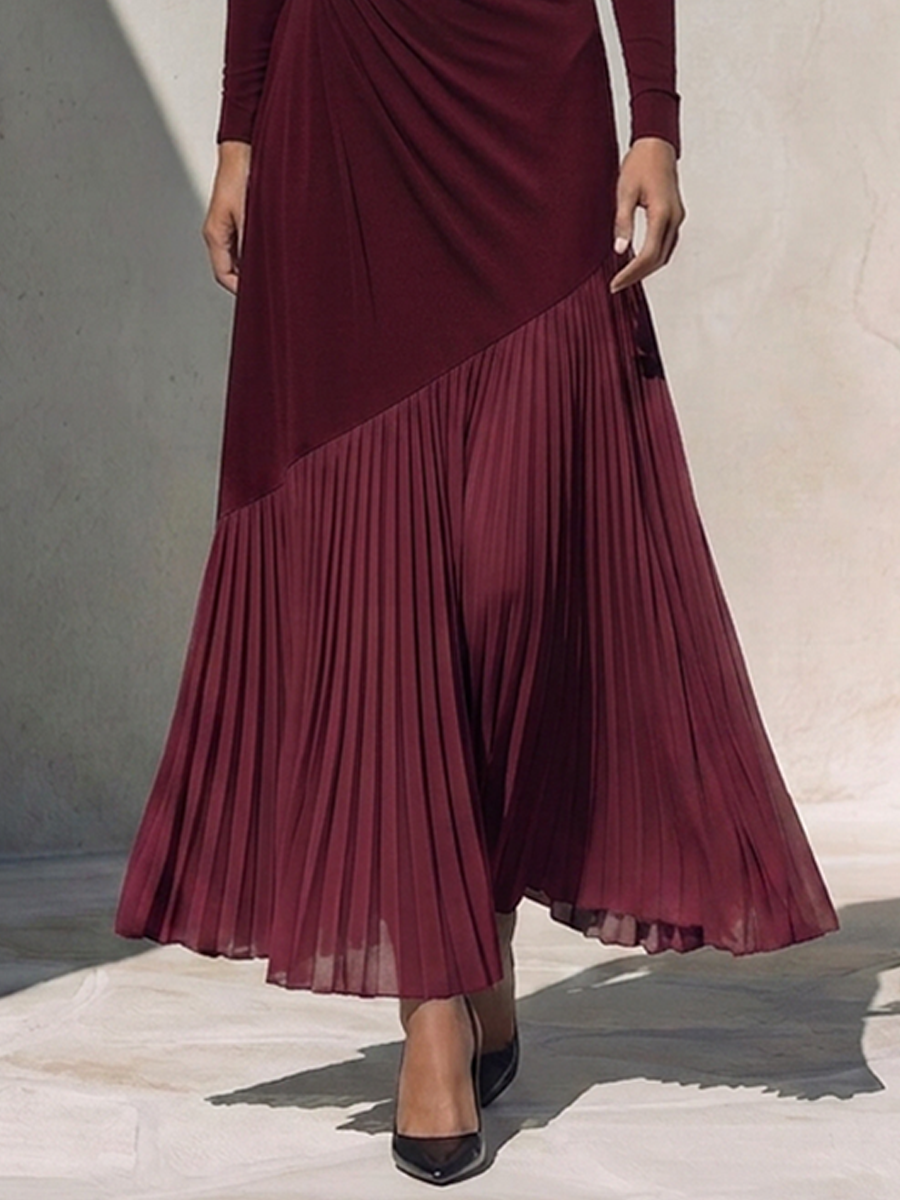 Women's Knit Off Shoulder Maxi Dress – ModClo