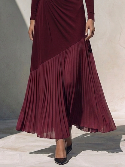 Women's Knit Off Shoulder Maxi Dress – ModClo