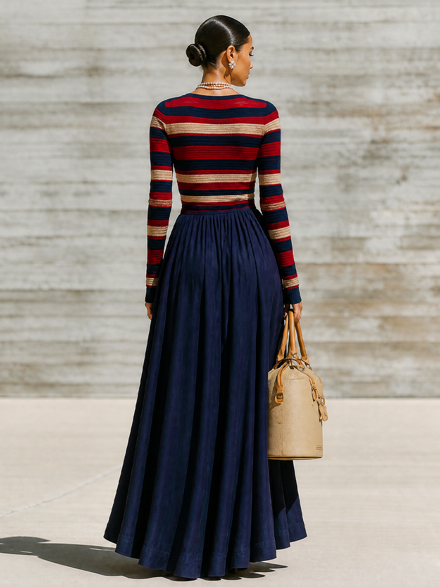 Women's Knit Sweetheart Maxi Dress – ModClo
