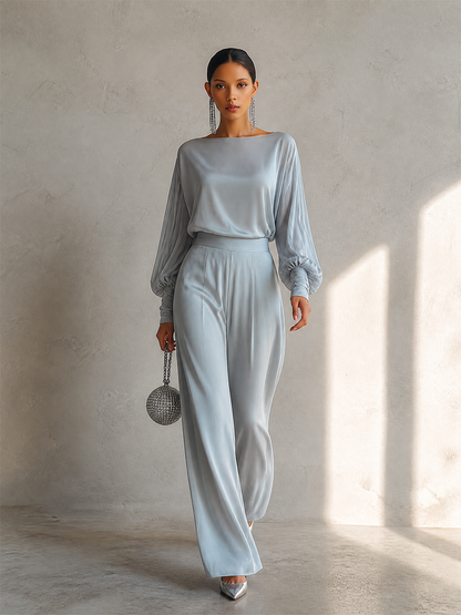 Women's Boat Neck Dropped Set – ModClo