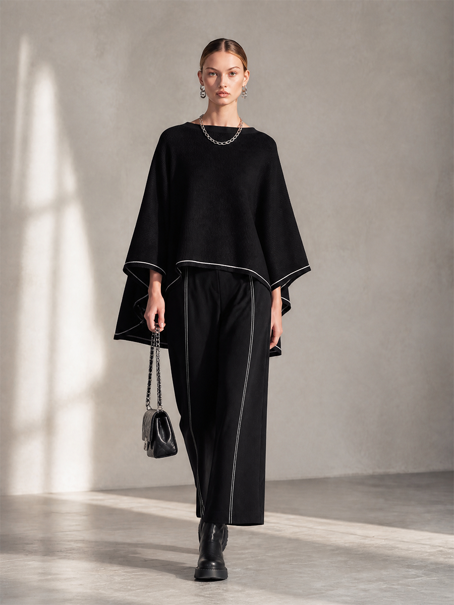 Women's Contrast Piping Boat Set – ModClo