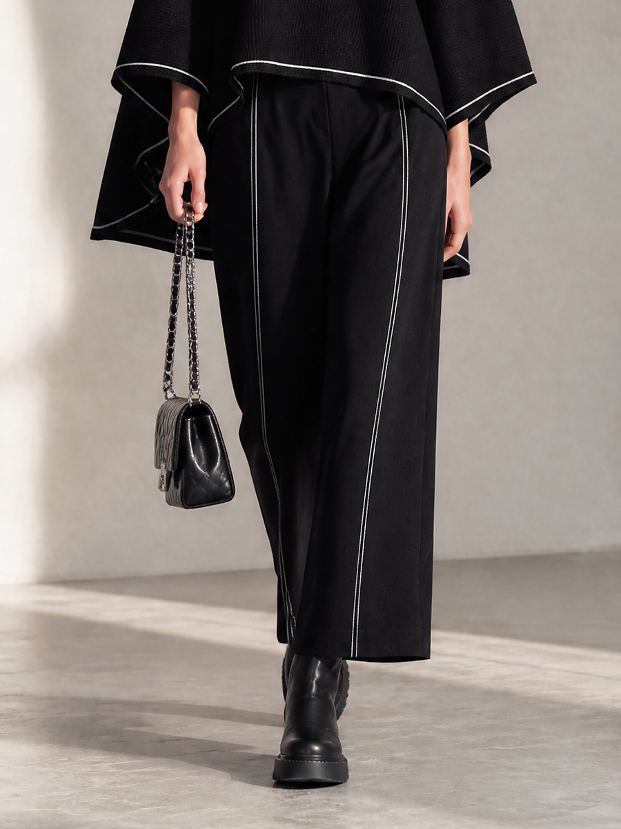 Women's Contrast Piping Boat Set – ModClo