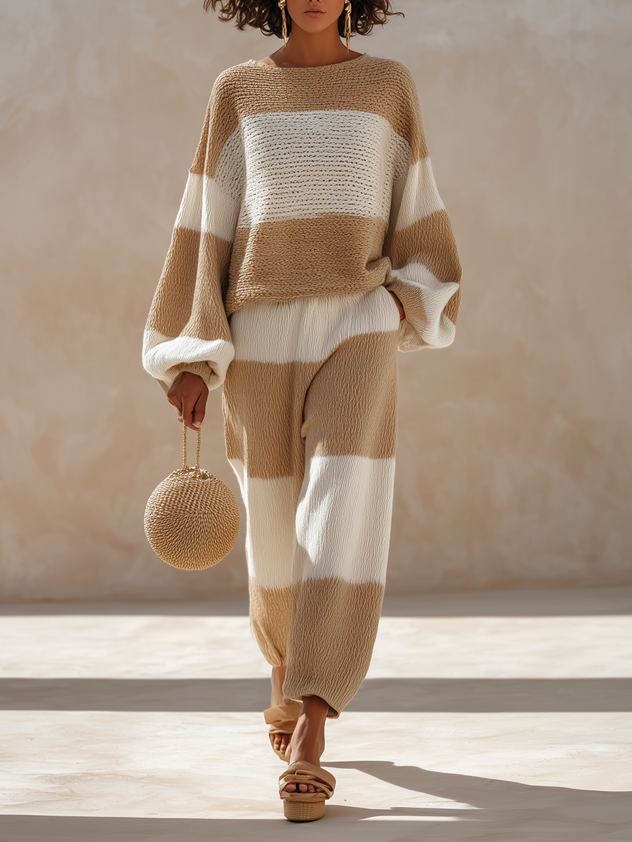Women's Knit Round Neck Set – ModClo