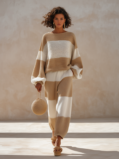 Women's Knit Round Neck Set – ModClo