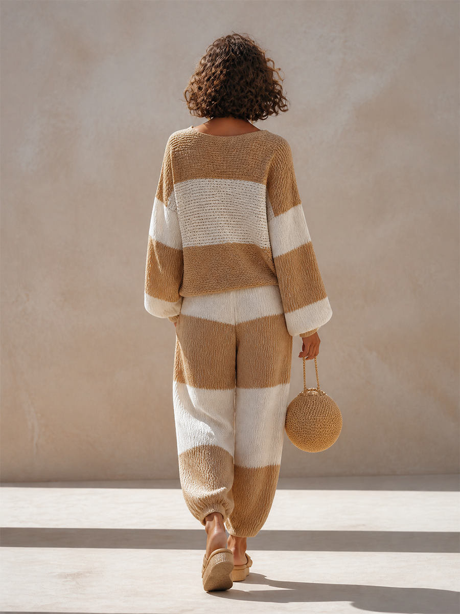 Women's Knit Round Neck Set – ModClo