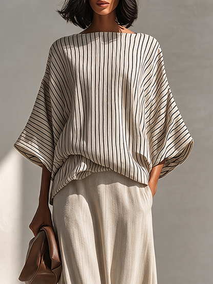 Women's Linen Striped Set – ModClo