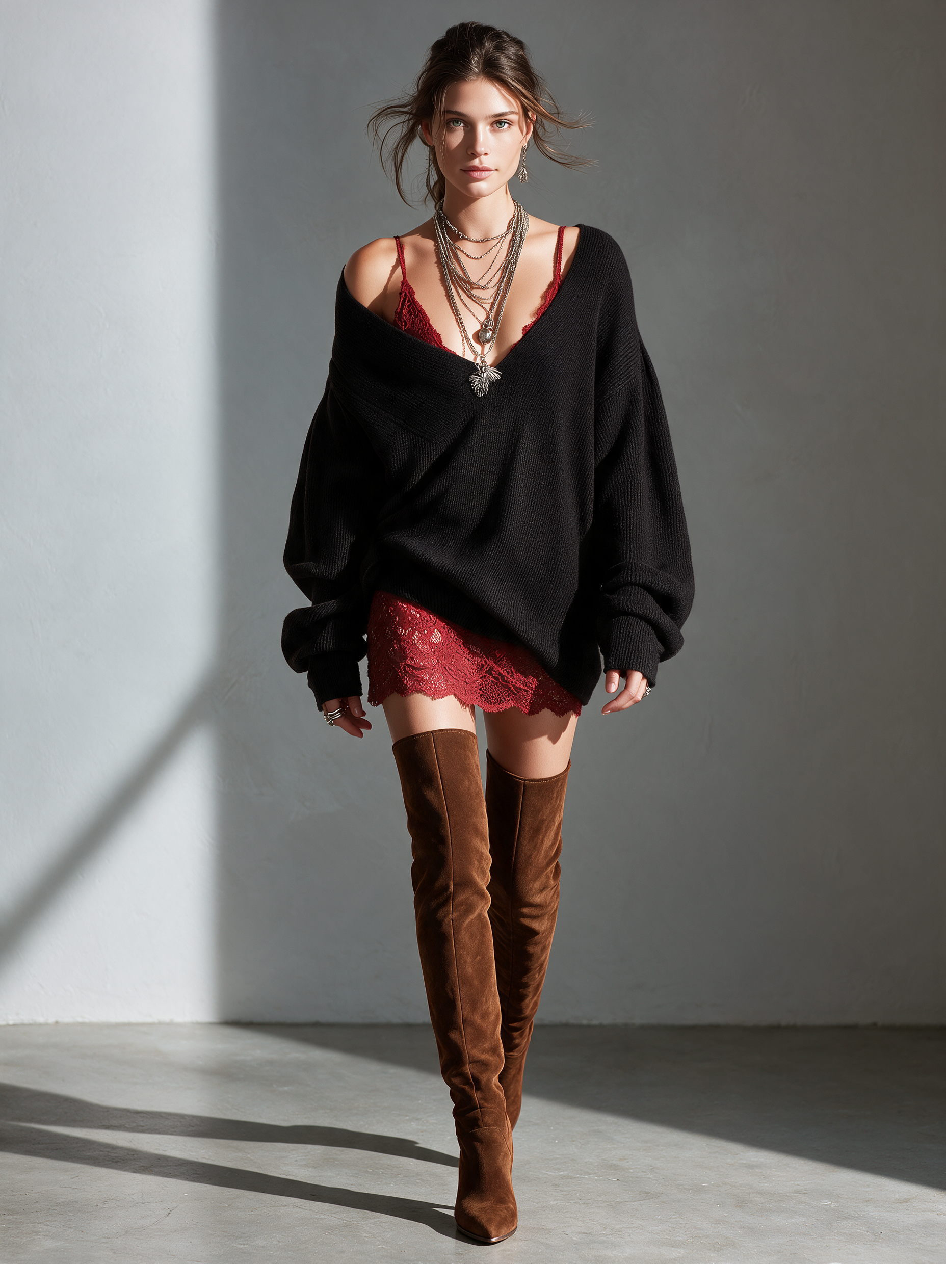 Women's Black Knit Dress – ModClo