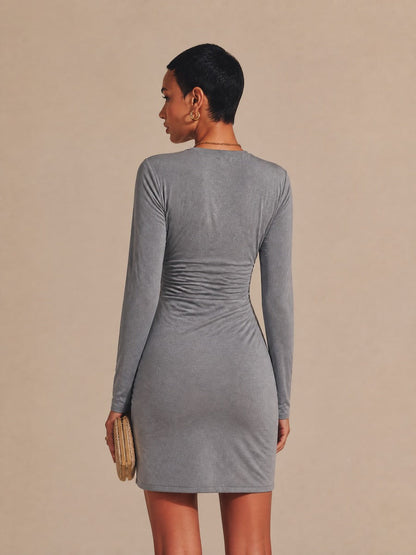 Women's Pleated Hollow Out Mini Dress – ModClo