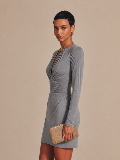 Women's Pleated Hollow Out Mini Dress – ModClo