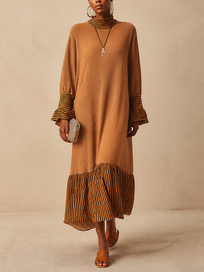 Women's Knit Striped Maxi Dress – ModClo