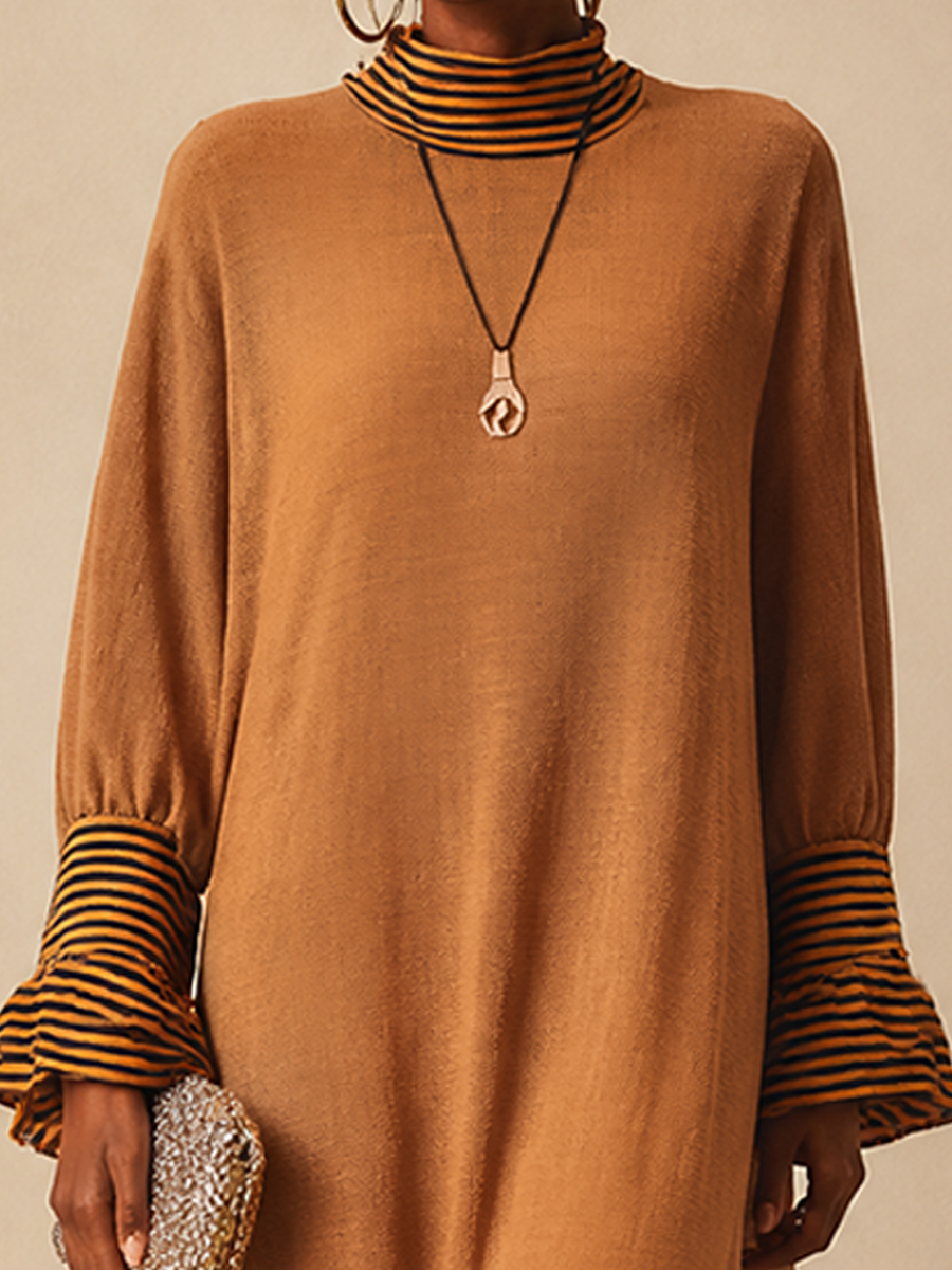 Women's Knit Striped Maxi Dress – ModClo