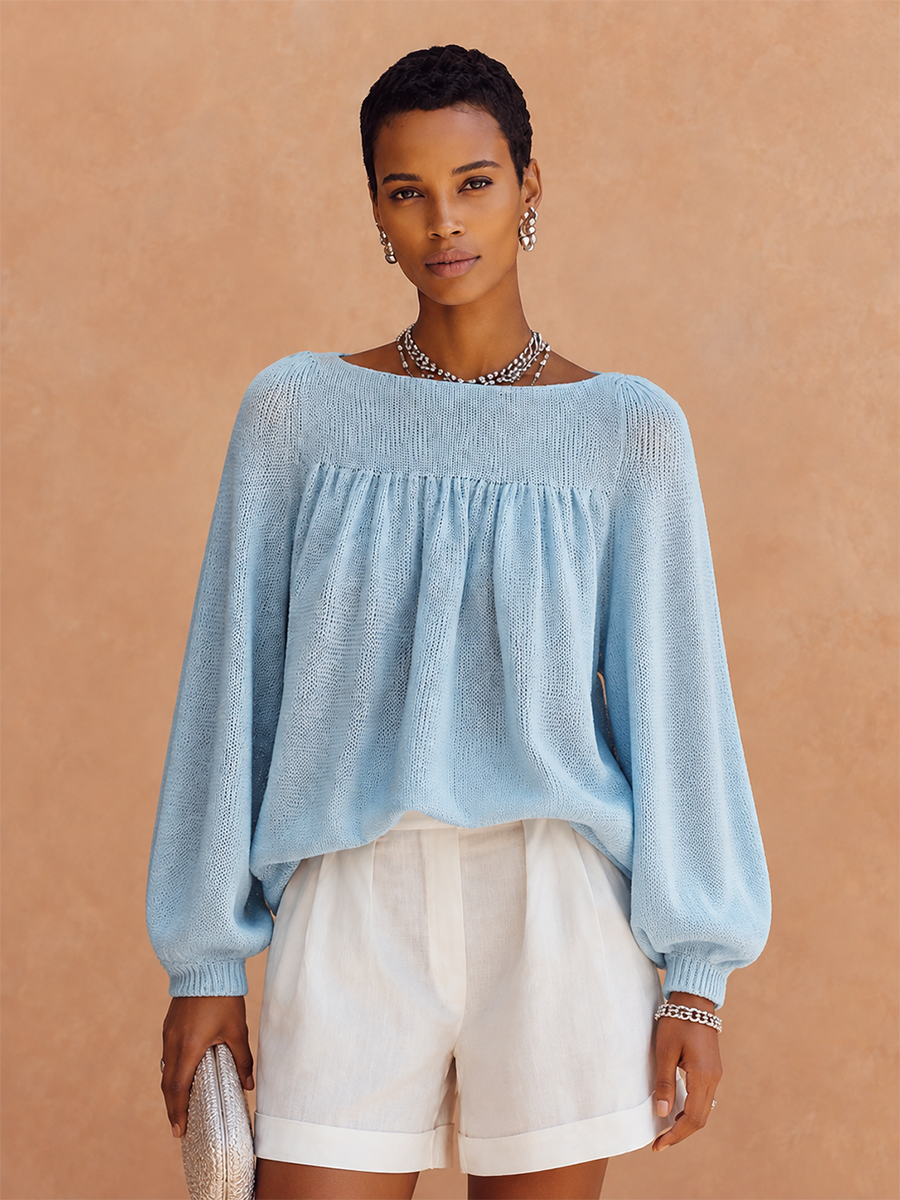 Women's Knit Ruched Top – ModClo