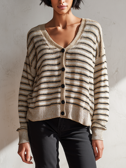 Women's Knit Striped Cardigan – ModClo