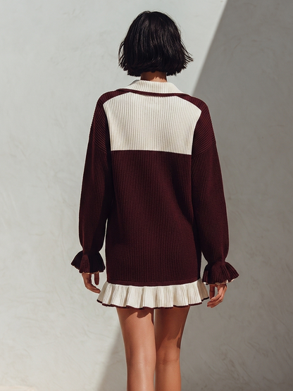 Women's Knit Long Sleeve Mini Dress – ModClo