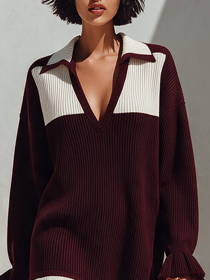 Women's Knit Long Sleeve Mini Dress – ModClo