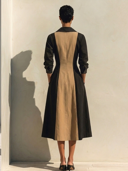 Women's Cotton Long Sleeve Midi Dress – ModClo