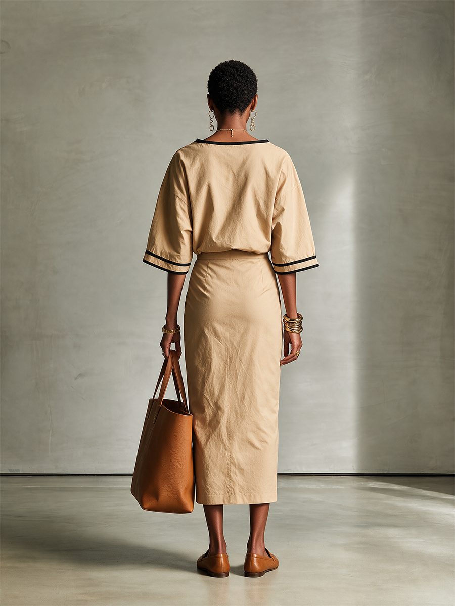 Women's Wrap Slit Two-Piece Set – ModClo