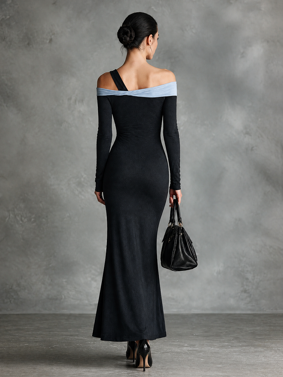 Women's Slit Off Shoulder Maxi Dress – ModClo
