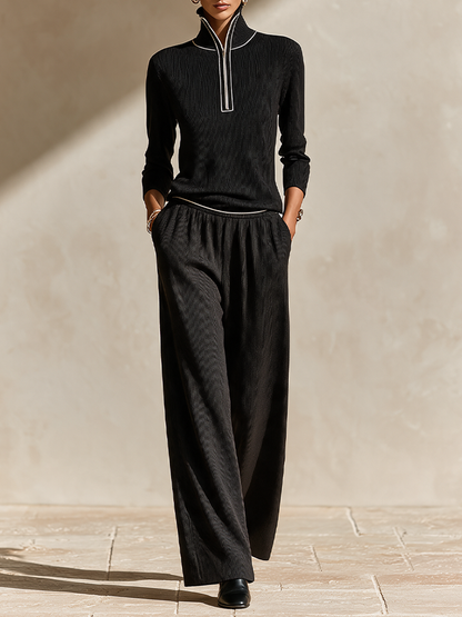Women's Knit Half Zip Set – ModClo