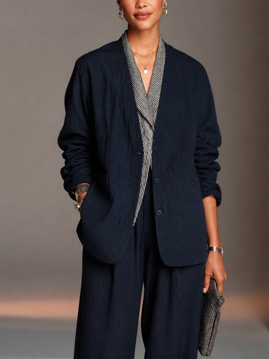 Women's Lapel Two Piece Coat – ModClo