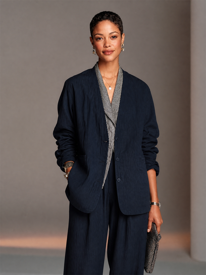 Women's Lapel Two Piece Coat – ModClo