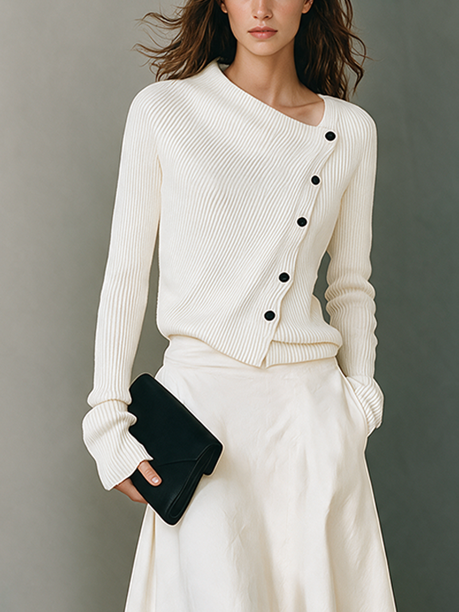 Women's White Cotton Skirt Set – ModClo
